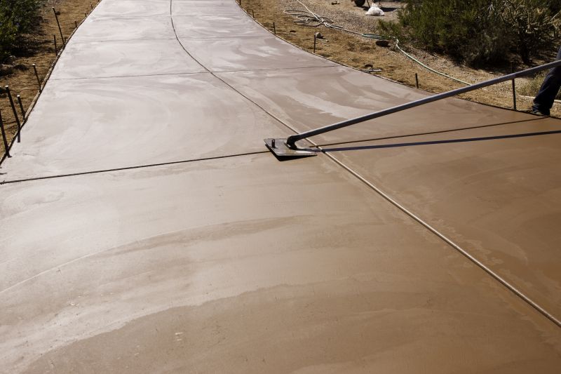 Finished Concrete Driveway