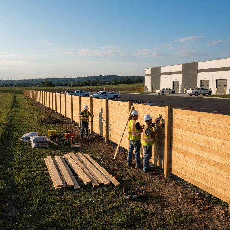 Concrete Fence Construction