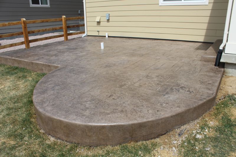 Finished Concrete Patio